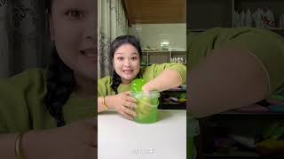 猕猴桃🥝麻薯小套盒 #slime