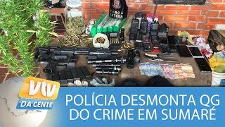 Polícia desmonta QG do crime em Sumaré