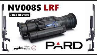 The PARD NV008S LRF Day or Night Vision Rifle Scope w/ Laser Range Finder \u0026 Ballistic Calculator