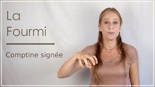 La fourmi: comptine en Langue des signes Bébé