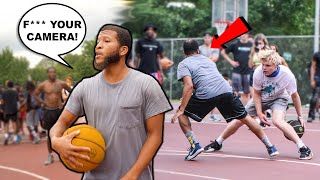 Trash Talker Doesn’t Give A F*** About The Cameras! 5v5 Basketball In Charlotte!