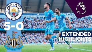 EXTENDED HIGHLIGHTS | Man City 5-0 Newcastle | Sterling double, Laporte, Rodri & Foden goals!