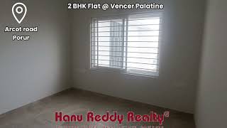 porur flats sale new 2 BHK flat on Arcot Road porur Chennai gated community apartment