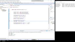 JAVA 101: Accept user inputs in Eclipse