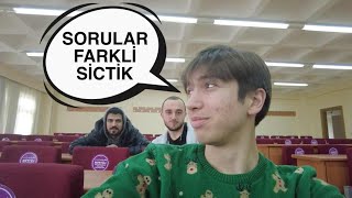 bir üniversitelinin final haftası