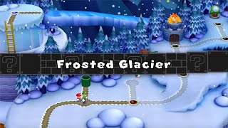New Super Mario Bros. U Deluxe - Frosted Glacier - All Star Coins and Secret Exits