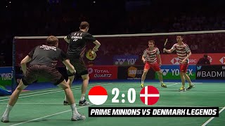 Prime Minions vs Denmark's Legends | Kevin SANJAYA/Marcus GIDEON vs BOE/MOGENSEN