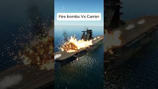 Everything Vs WW2 Aircraft carrier #warthunder #militaryvehicles #english #aircraftcarrier