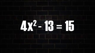 Solving Quadratic Equations Using Square Roots [Silent Solution]