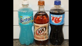 Sunkist Berry Lemonade, A\u0026W Cream Soda \u0026 RC Cola Review