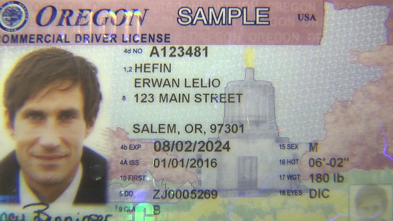 Oregon Driver License Gets Bolder Colors And Stronger Security Features ...