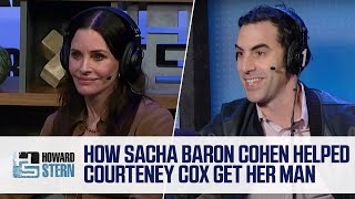 How Courteney Cox Met Her Man With Ed Sheeran & Sacha Baron Cohen’s Help