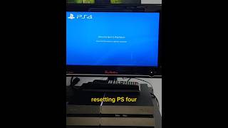 PS4 Factory Reset #sony #ps4 #gaming