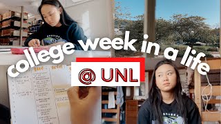 TYPICAL COLLEGE WEEK IN MY LIFE @ UNL | getting work done 🥱