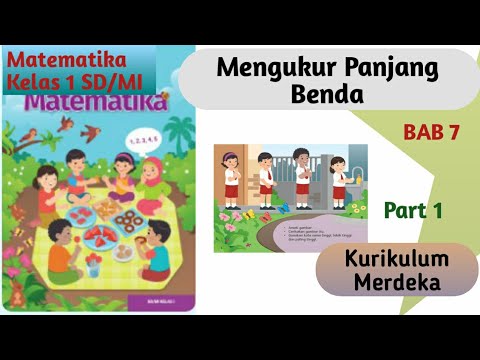 Mengukur Panjang Benda Matematika Kelas 1 SD Kurikulum Merdeka BAB 7 ...