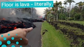 Crazy Lava Flows Captured in Hawaii