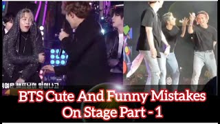 BTS Cute And Funny Mistakes On Stage ☺️