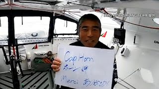 海洋冒険家の白石康次郎さん　世界一周ヨットレースで南極海を突破＝DMG MORI SAILING TEAM提供