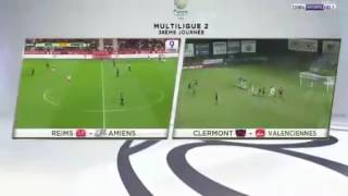 Clermont vs Valenciennes 1 0 But Julien Laporte Goal   Ligue 2 19 05 2017