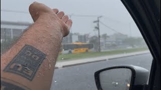 Rio de Janeiro | Tá chovendo GRANIZO | Momento tenso