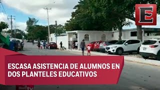 Preocupa a padres la aparición de narcomantas en escuelas de Cancún