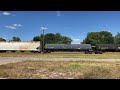 trains csx m492 with some old cars.