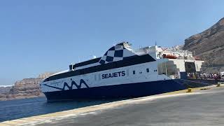 Seajets Ferry from Santorini to Mykonos