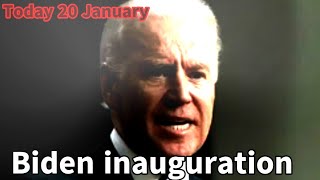 Biden inauguration | Today | USA | New President | 20 January