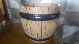 Como fazer vaso de cimento. amazing ideas with cement. how to make cement pot at home.