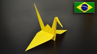 Origami: Tsuru - Instruções em Português BR