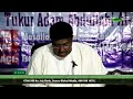 Dr Muhammad Tukur Adam Al-Manar  || TARKON SHAIDAN  || 01