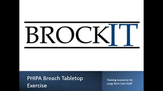 Preparing For The Worst A PHIPA Breach Tabletop Exercise