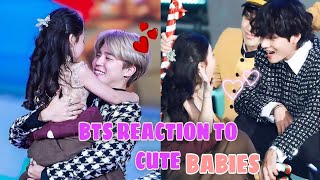 BTS Reaction To Cute Babies❤ #bts #army
