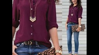 Tendencia 2017 -2018 Outfit color vino (Todo Chicas)