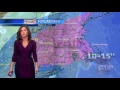 Video: Snow starts falling, visibility dropping