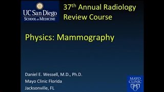 General Physics Of Mammography