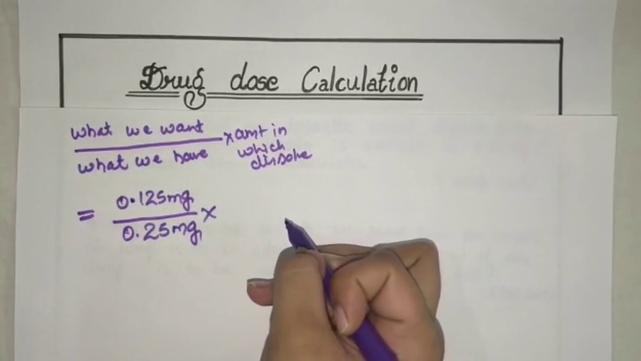 Dosage Calculation Part English Practice Questions Dose 54 Off