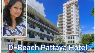 Inside Walk And Details/D-Beach Pattaya Hotel Opp. Beach In Just 2700 Baht/Thailand @psbtravelvlogs