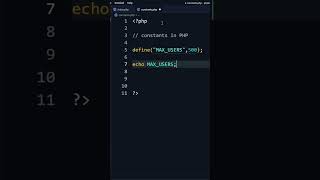 Constants in PHP