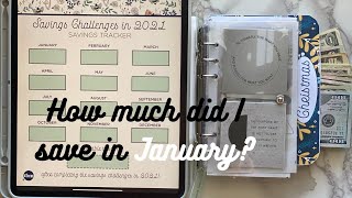 How much did I save in January 2021? || unstuff \u0026 restuff