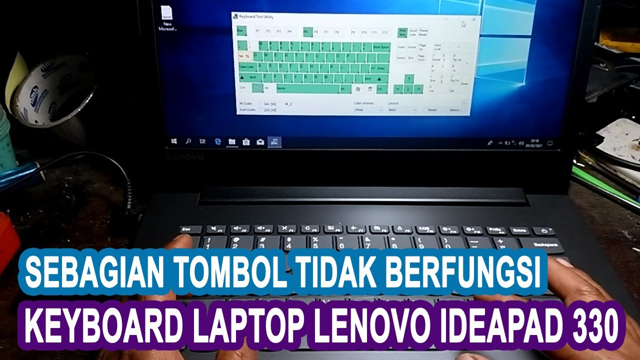 Cara Memperbaiki Keyboard Laptop Lenovo Ideapad 330 Sebagian Tombol ...