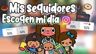 Mis Seguidores de Instagram escogen mi Dia😳📲Reto 24 Horas😈|Toca Cam!|