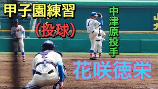 【花咲徳栄】左腕エース　中津原隼太投手を中心とした投手陣　投球練習【２０１９夏　甲子園】