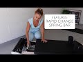 RC (Rapid Change) Spring Bar on the Pilates Reformer