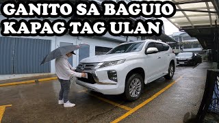 RAINY DAY IN BAGUIO CITY POV DRIVE | MONTERO SPORT GLX M/T