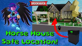 Secret Safe Location In New Brookhaven 🏠 RP Horse House #brookhaven #newupdate