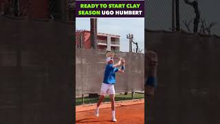 UGO HUMBERT CLAY COURT PREPARATION #tennis #shorts