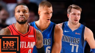 Dallas Mavericks vs Portland Trail Blazers - Full Game Highlights | October 27, 2019-20 NBA Season
