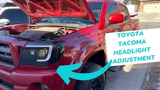 How to Adjust Toyota Tacoma Headlight Angle