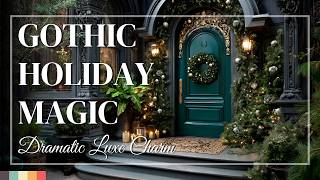 Victorian Gothic Holiday Charm 🕯️ A Dramatic, Luxurious Twist for Unique Christmas Interiors